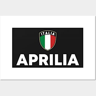 Aprilia Italia Flag Shield Lazio Roots Posters and Art